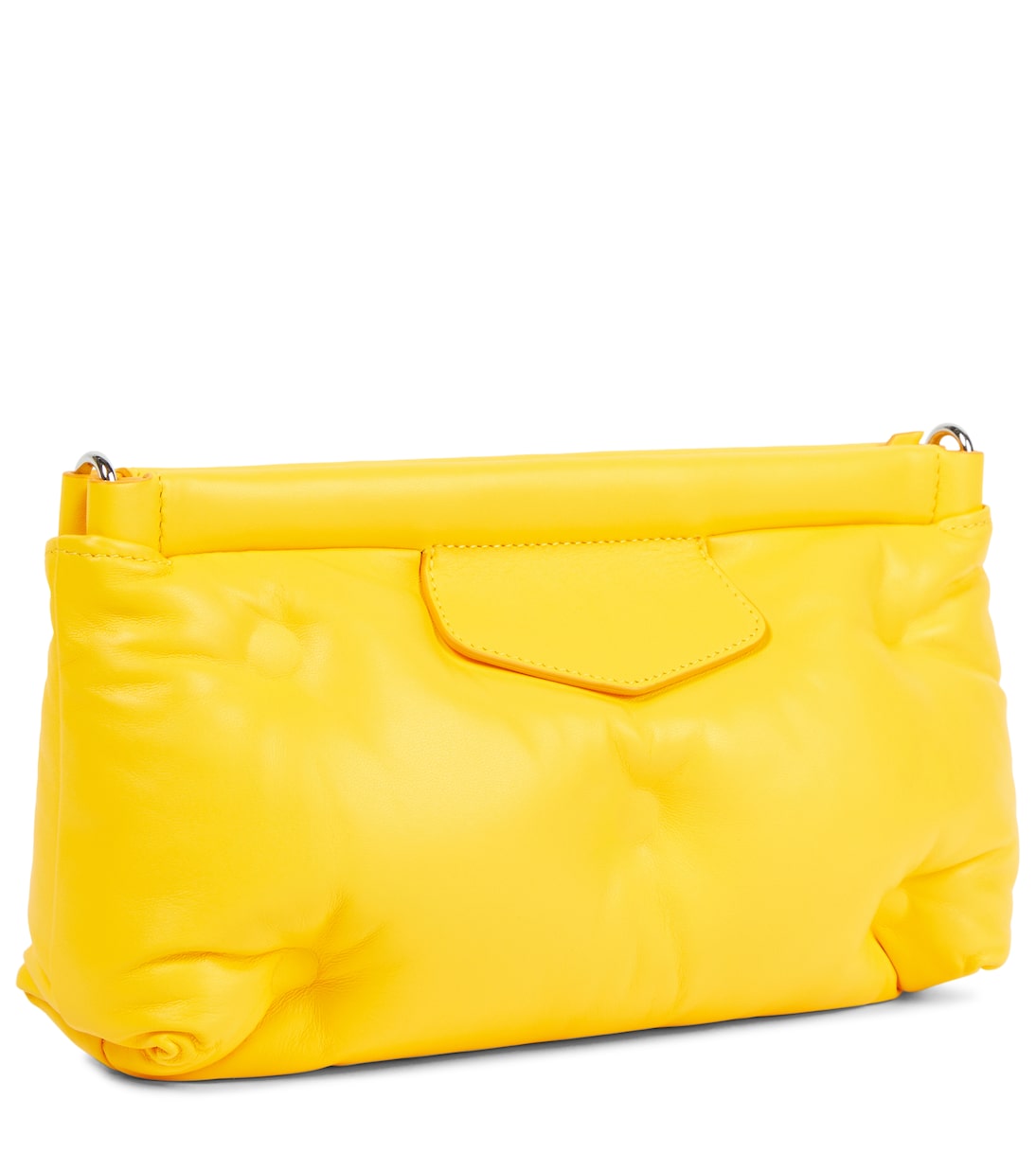 Red Carpet Glam Slam leather clutch | Maison Margiela