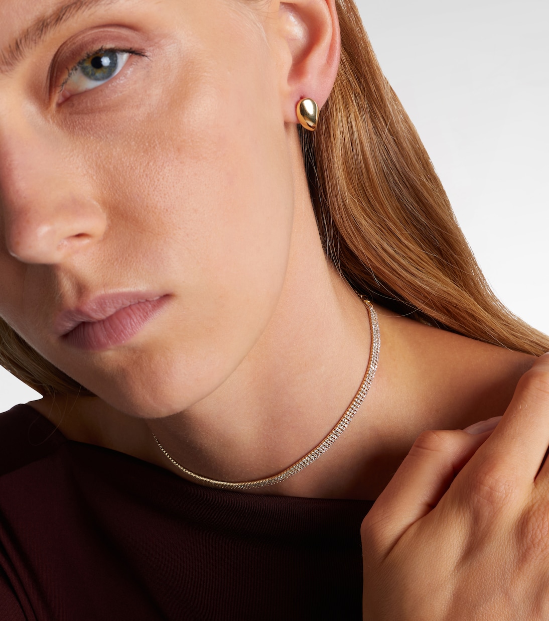 Choker aus 18kt Gelb-, Weiß- und Roségold mit Diamanten | Shay Jewelry