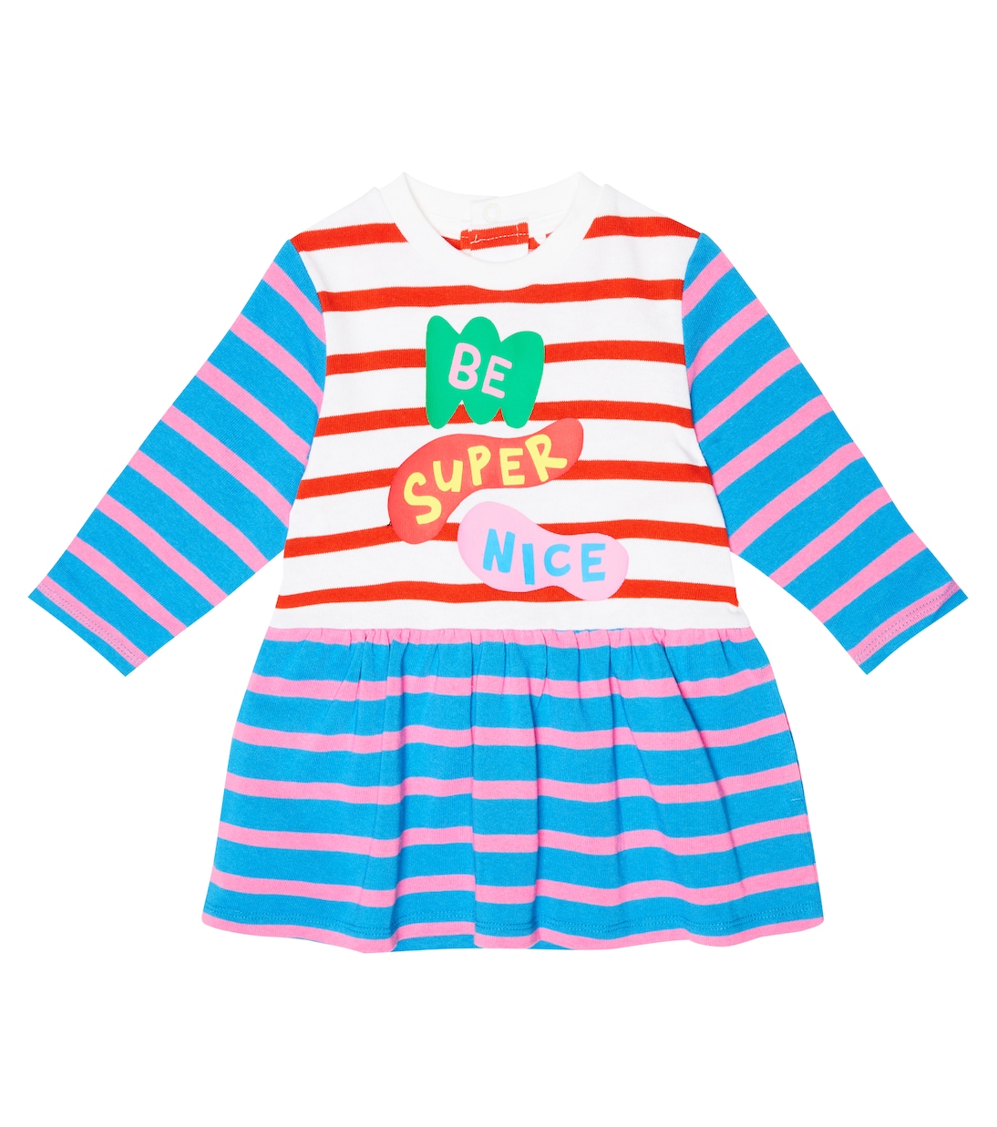 Baby - Abito in cotone a righe | Stella McCartney Kids