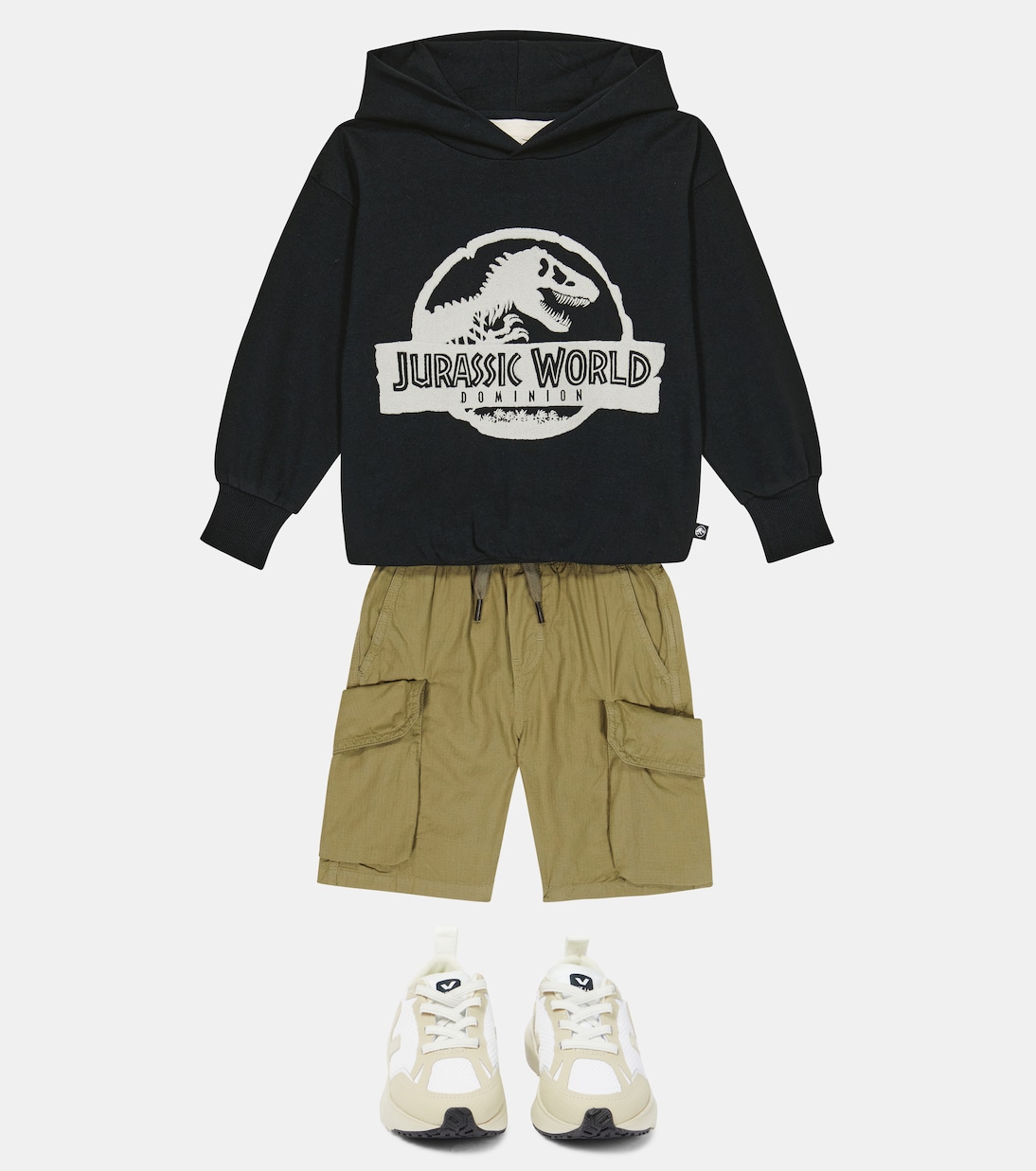 Moz printed cotton hoodie | Molo