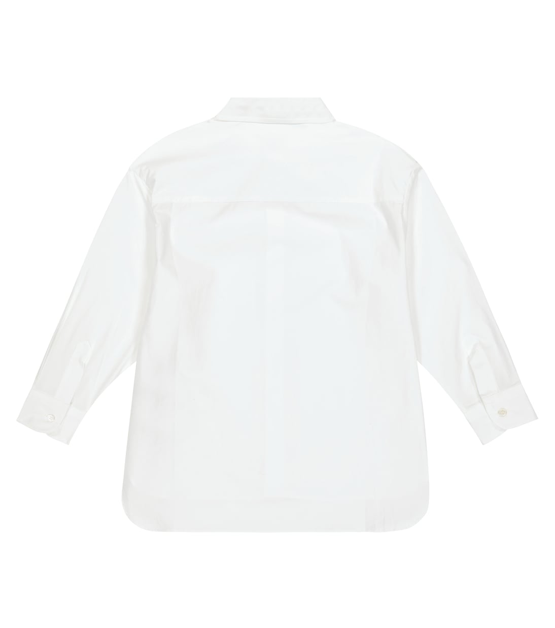 Camisa de algodón con logo | Balmain Kids