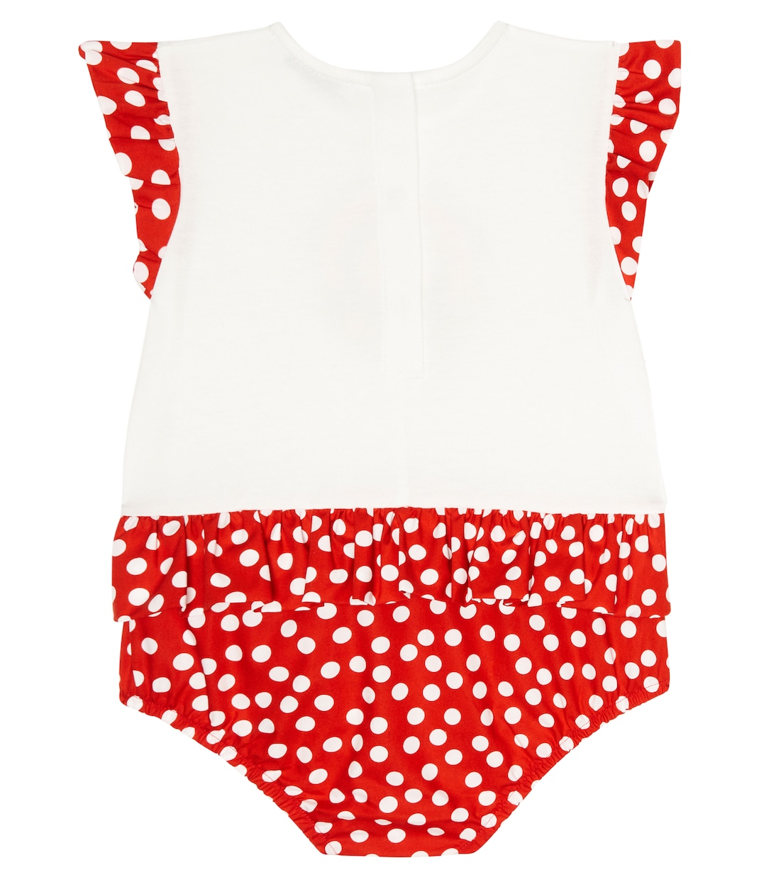 Baby - Tutina in jersey e popeline | Dolce&Gabbana Kids