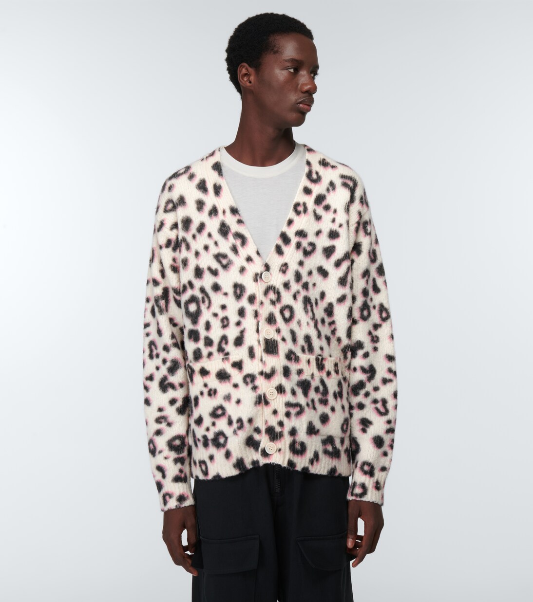 Leopard-print cardigan | Dries Van Noten