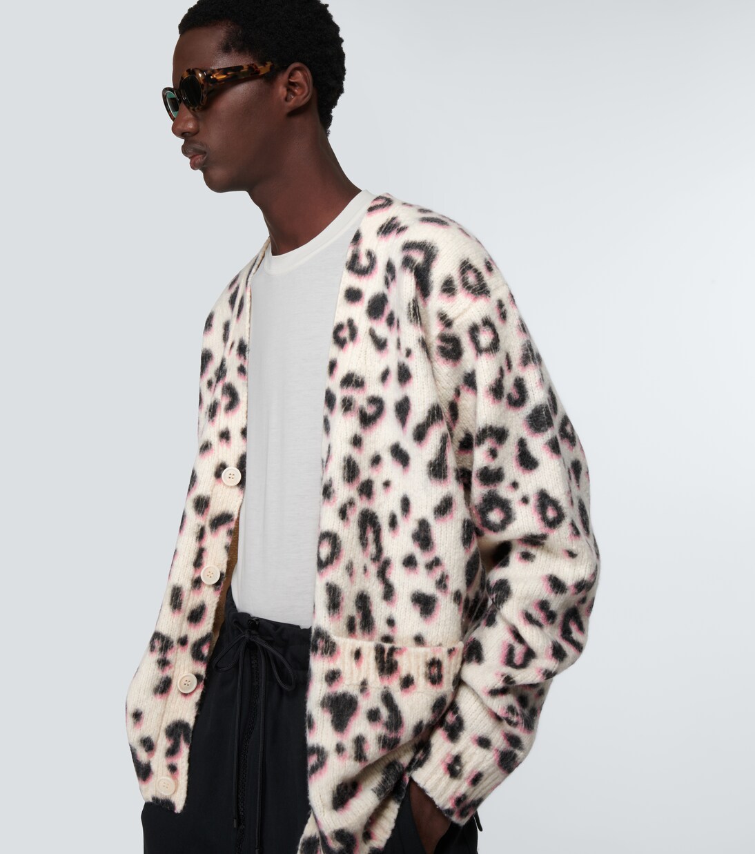 Leopard-print cardigan | Dries Van Noten