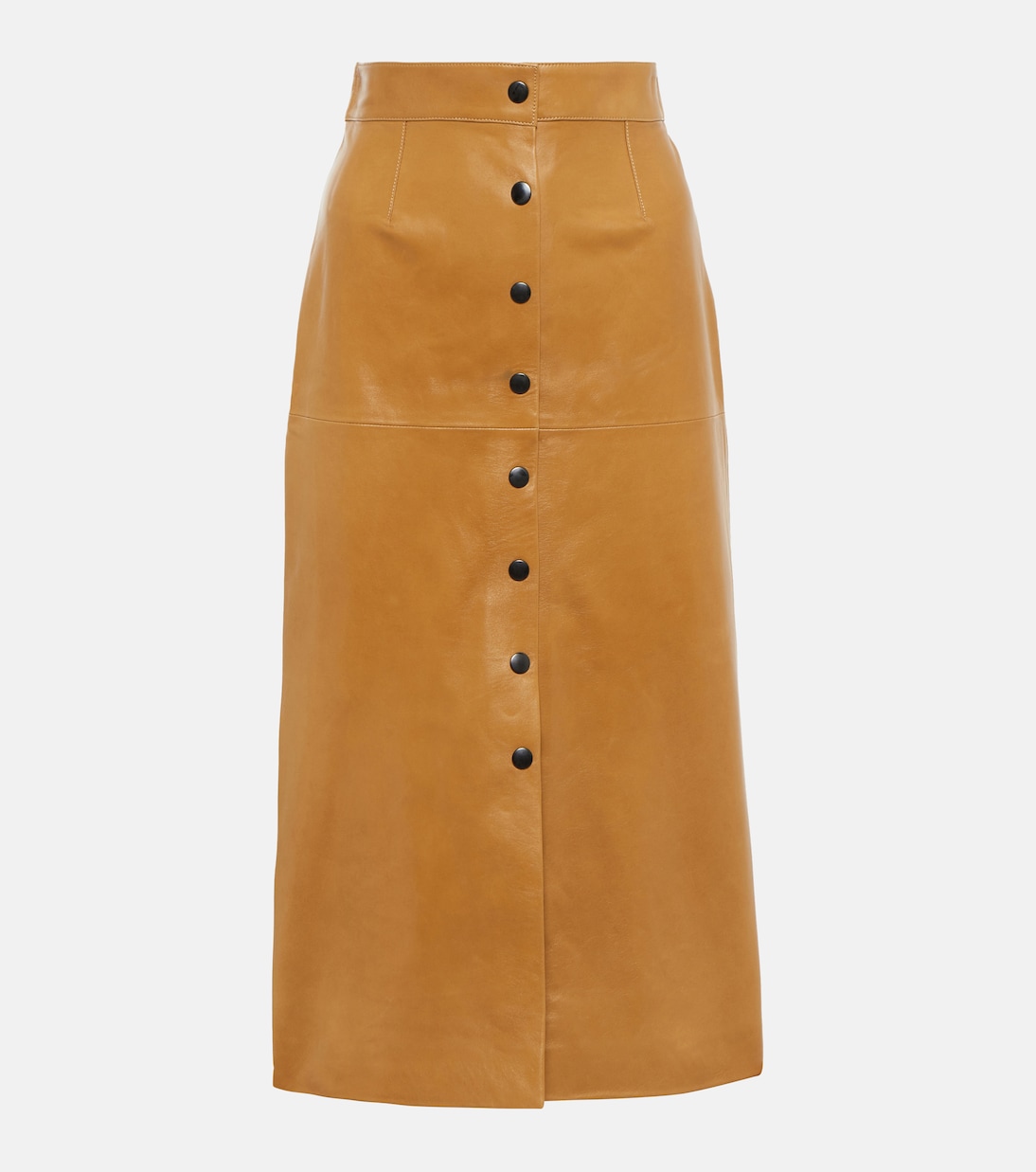 Falda midi Blehor de piel | Isabel Marant