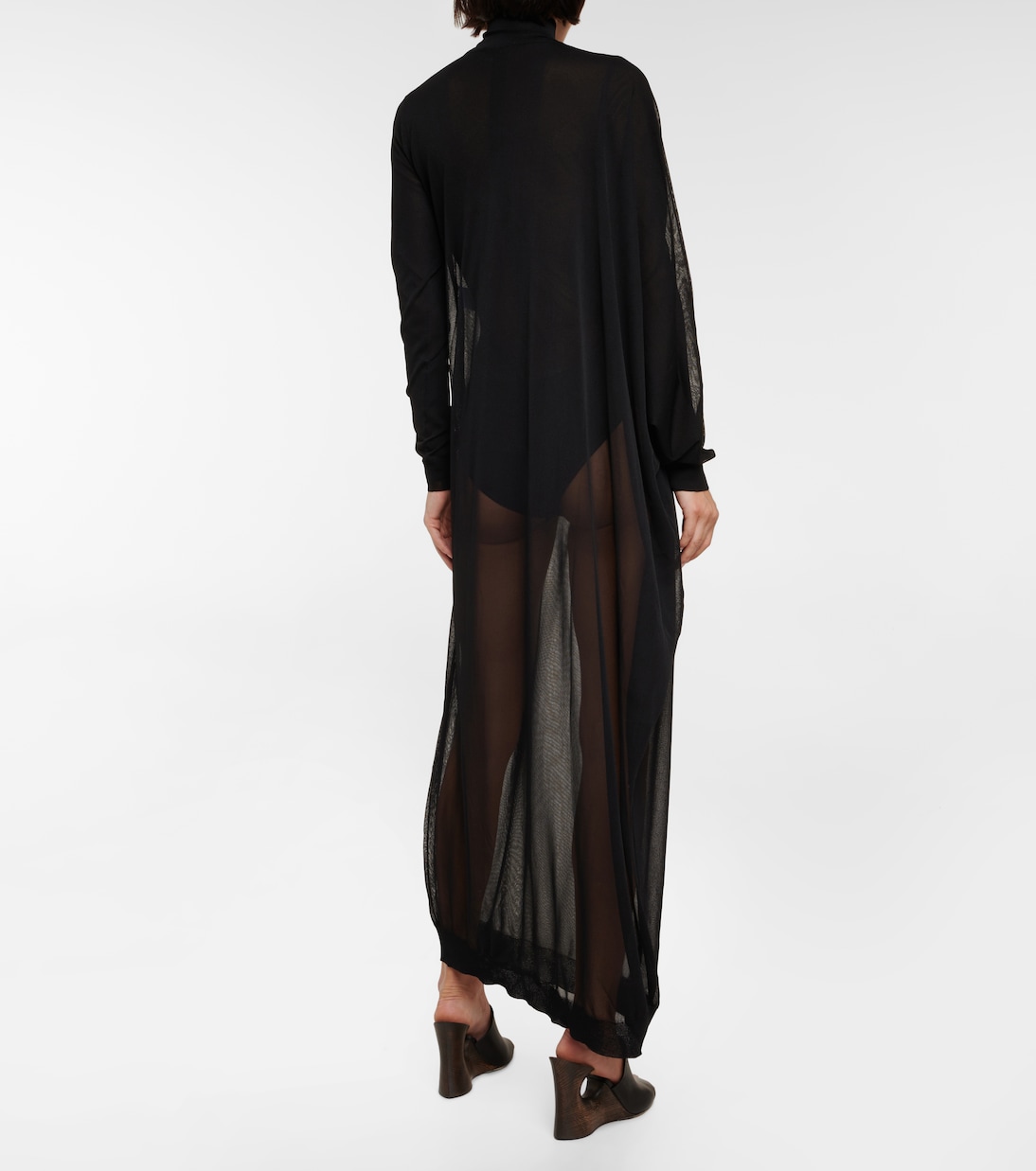 Abito lungo semitrasparente | Alaïa