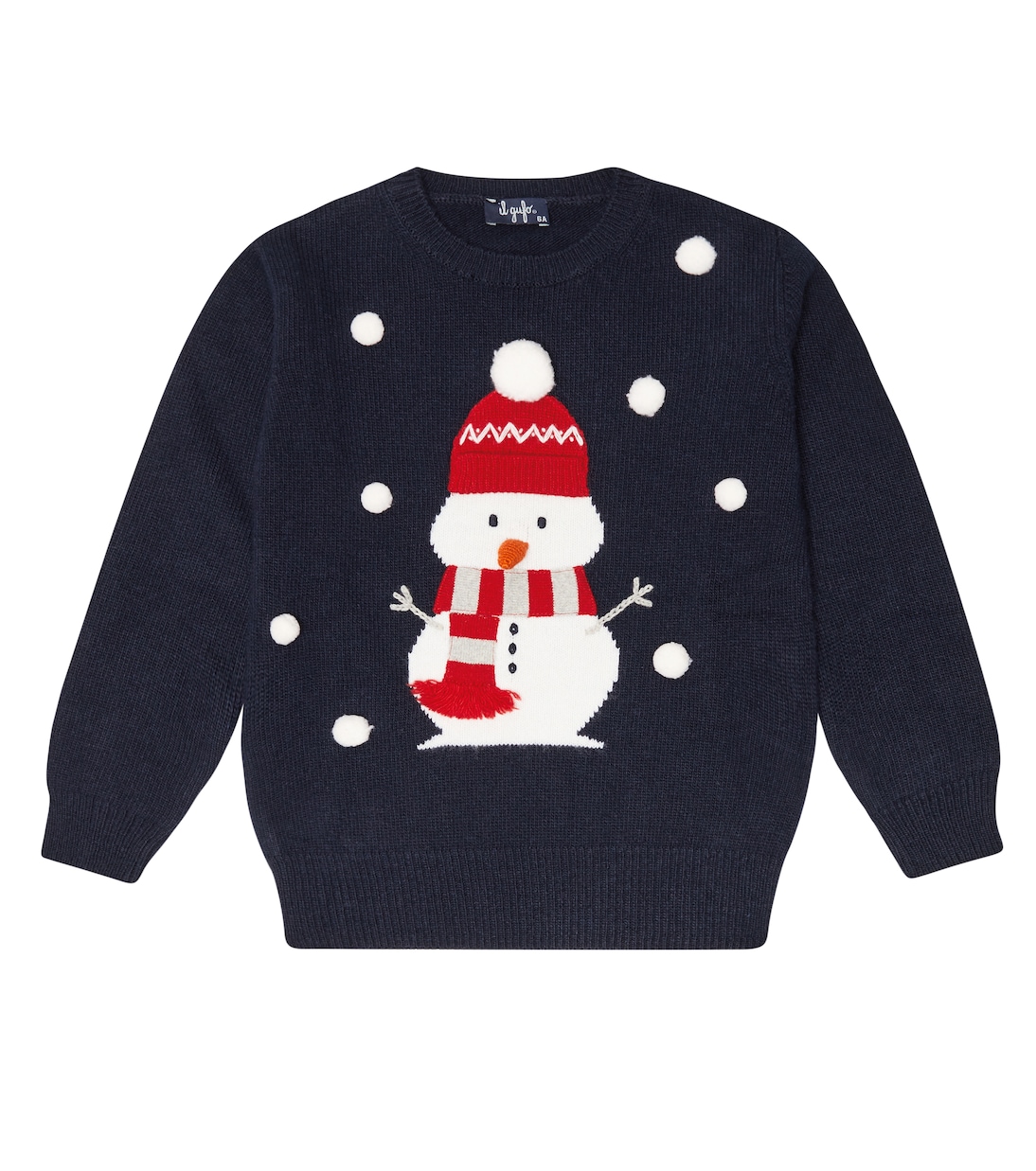 Jersey de lana en intarsia | Il Gufo