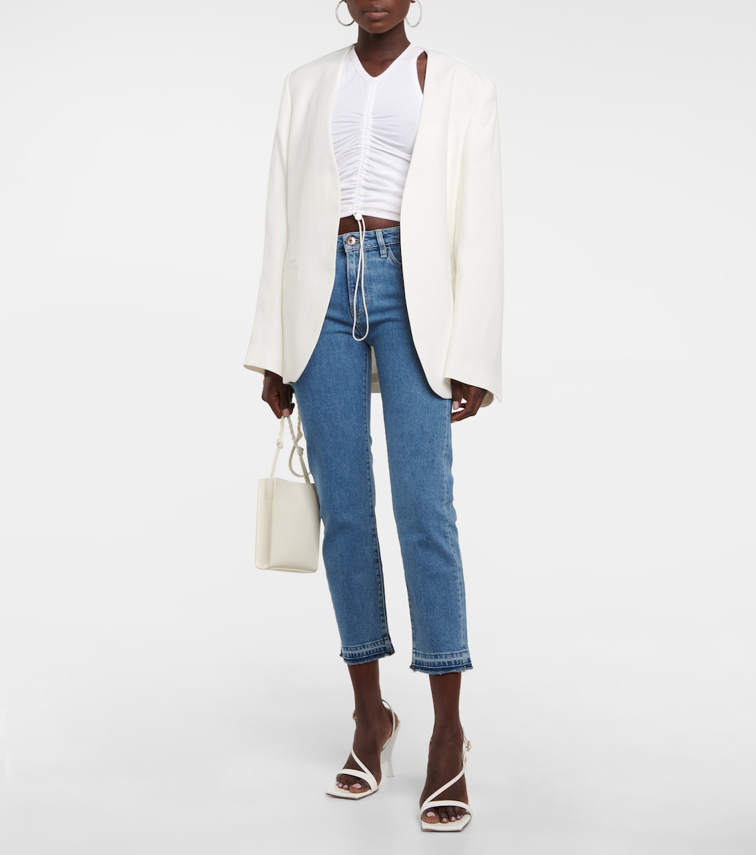 Mid-Rise Slim Cropped Jeans | 3x1 N.Y.C.