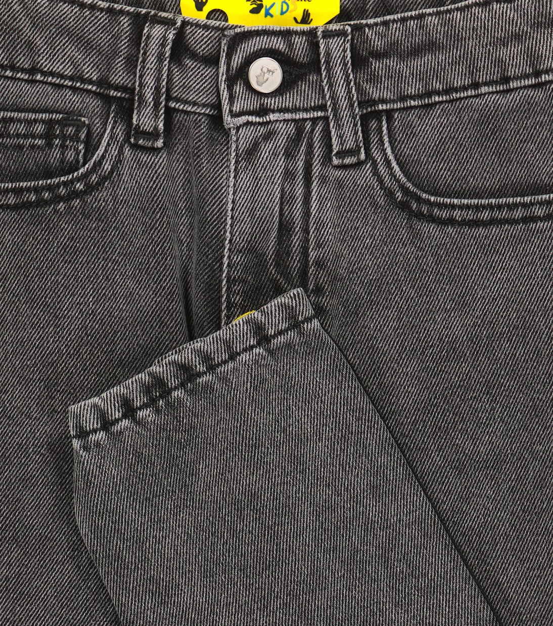 Logo straight jeans | Off-White Kids