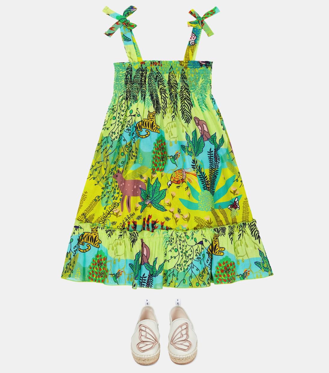 Abito Gloss in cotone con stampa | Vilebrequin Kids