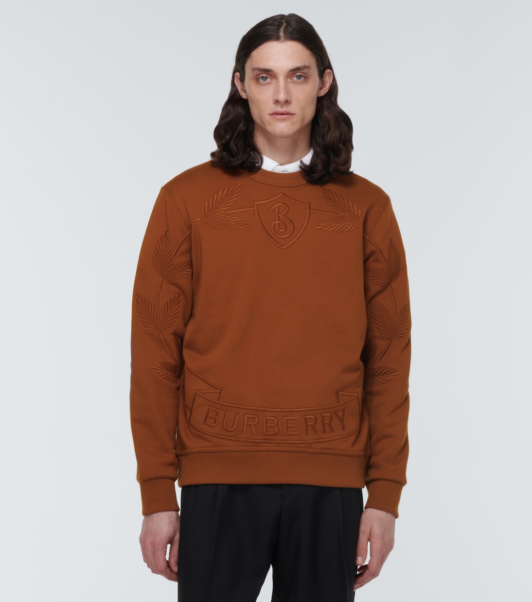 Sudadera de algodón con emblema | Burberry