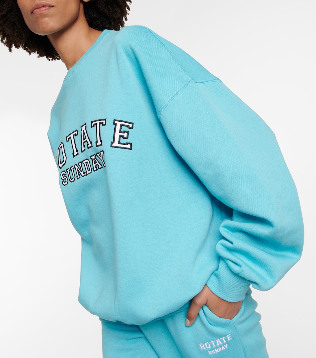 Sudadera Iris de algodón con logo | Rotate