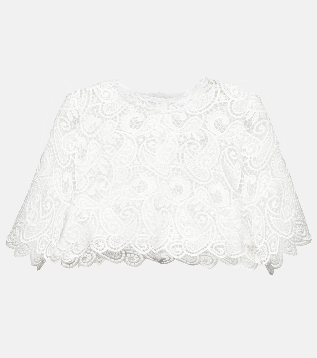 Cropped-Top aus Spitze | Dodo Bar Or