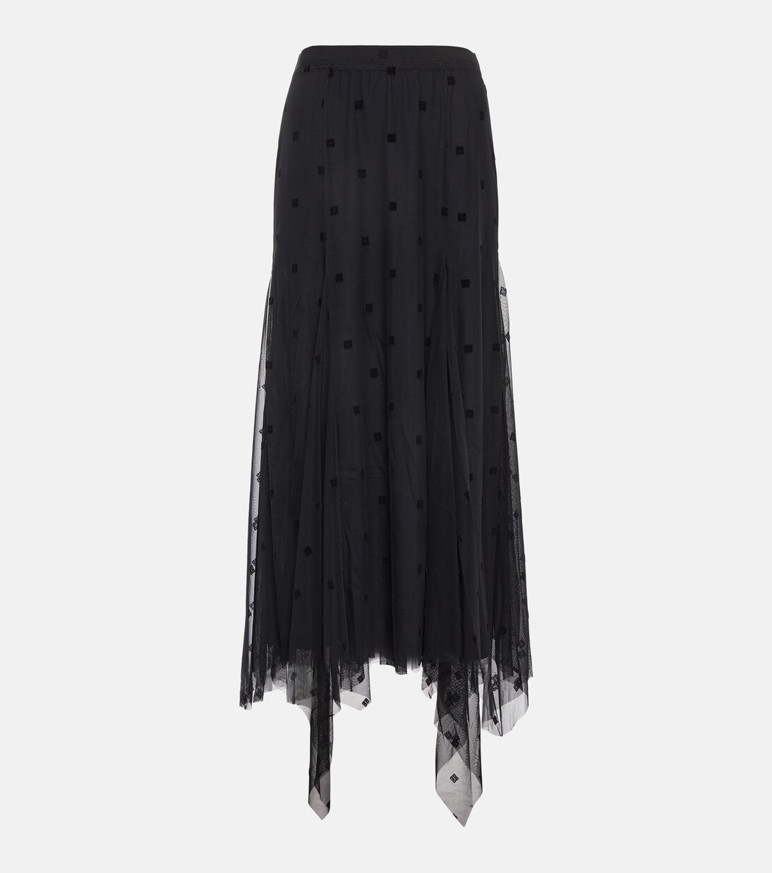 Falda Midí de Tul con Estampado de Lunares de Givenchy para Jóvenes Modernos