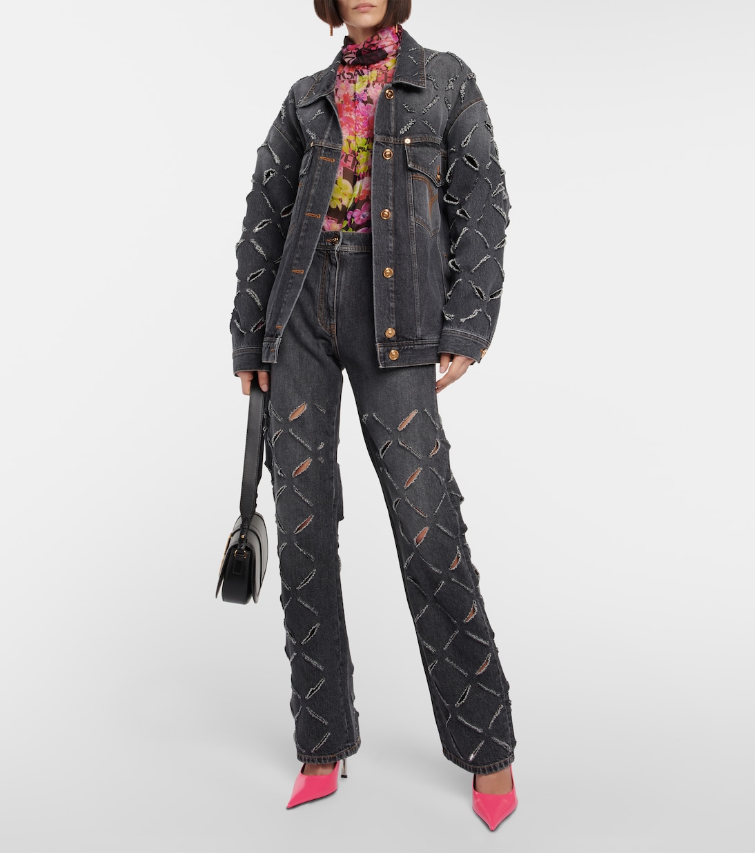 Pumps Pin-Point in pelle | Versace