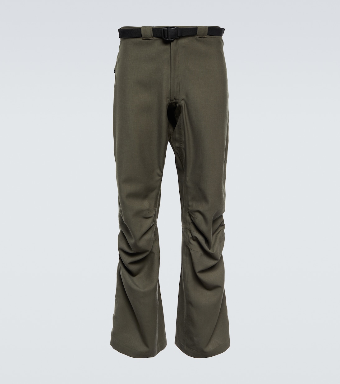 Pantalones rectos Arc de lana | GR10K