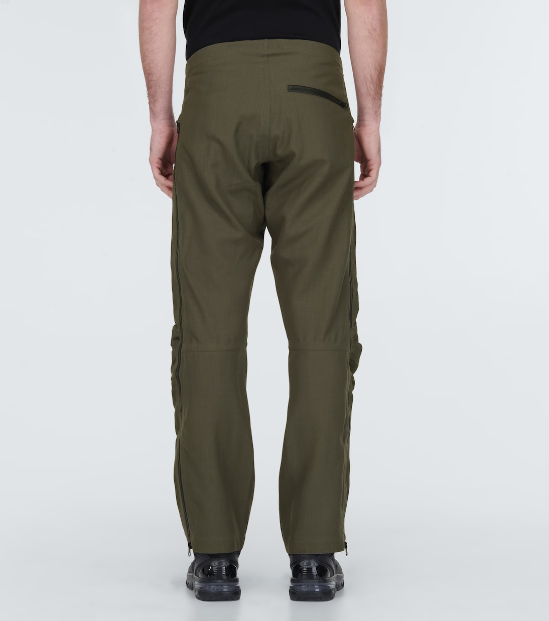 Pantalones rectos Arc de lana | GR10K