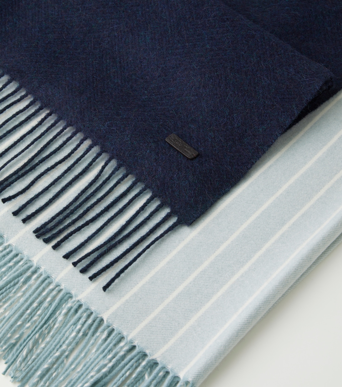Pinstriped cashmere throw | Loro Piana