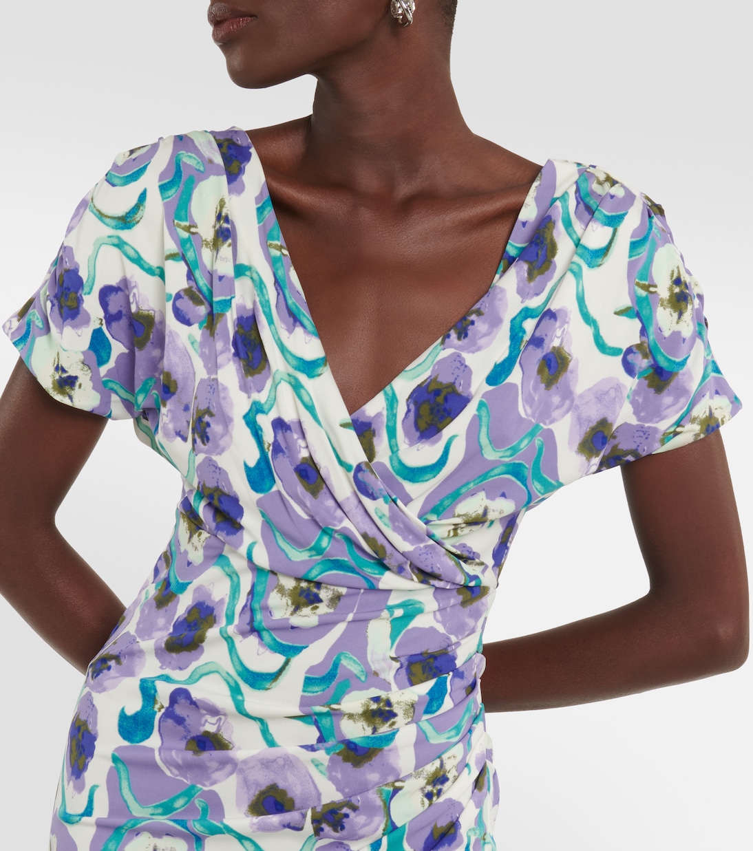 Havana printed jersey midi dress | Diane von Furstenberg