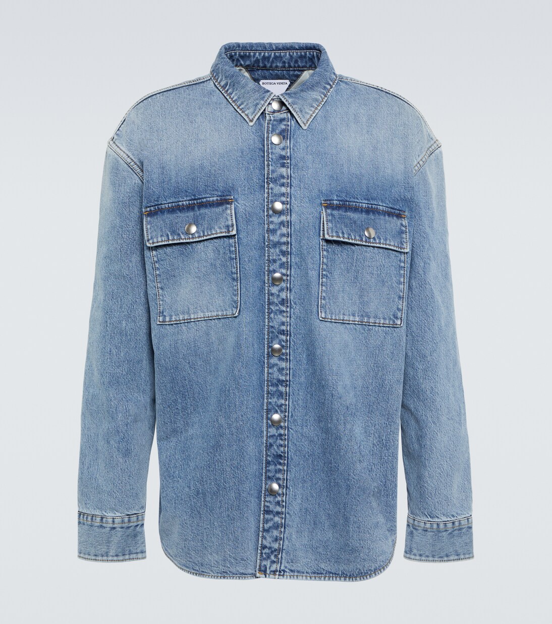 Denim shirt in blue - Bottega Veneta | Mytheresa
