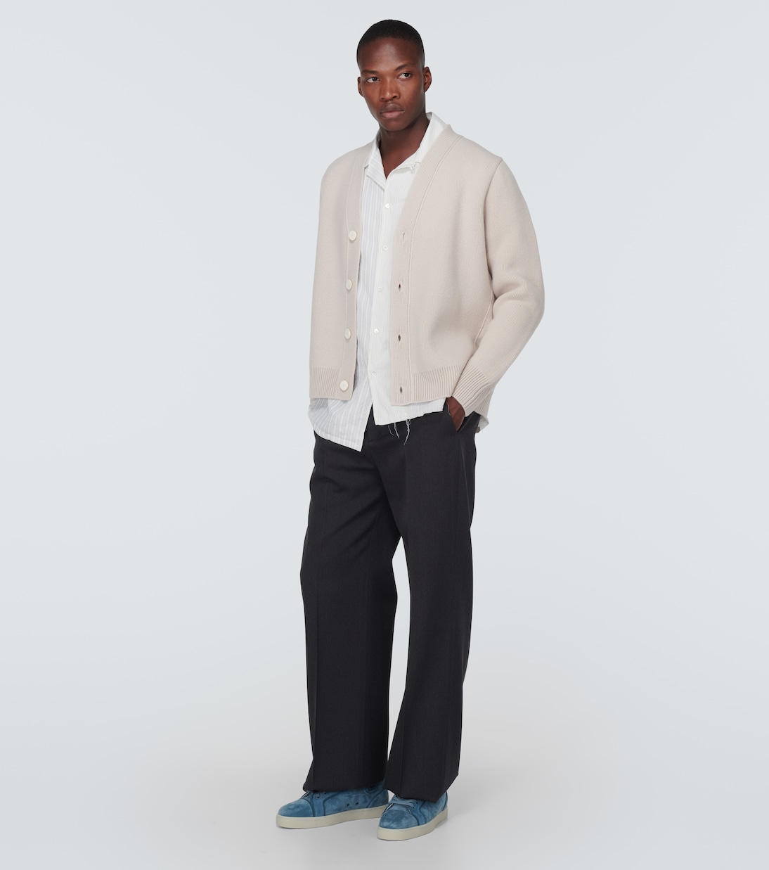 Baskets Louis en daim | Christian Louboutin