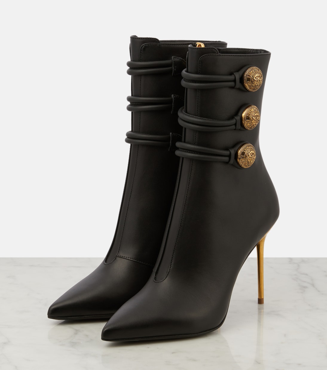 Ankle Boots Alma aus Leder | Balmain