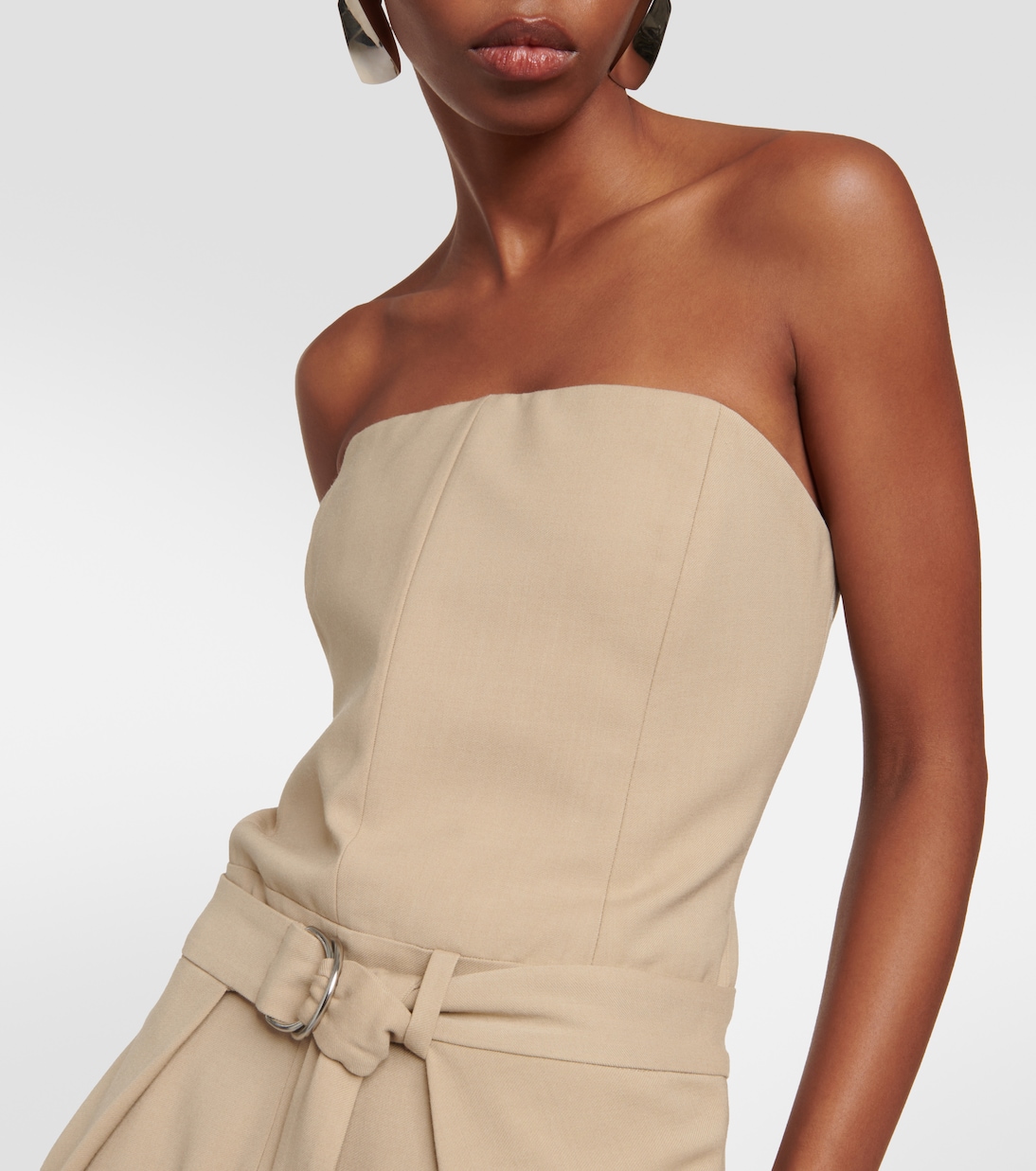 Strapless jumpsuit | Ami Paris