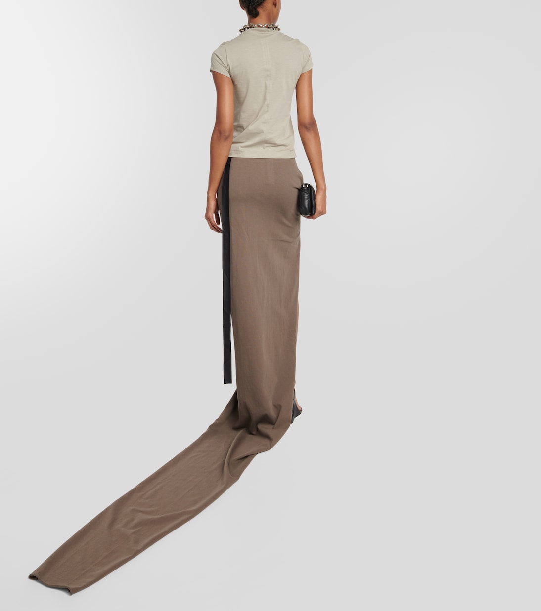 Camiseta de algodón con aberturas | Rick Owens