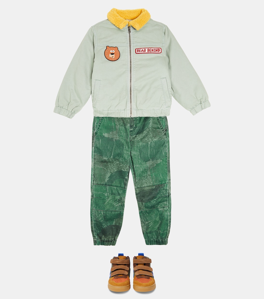Pantaloni in canvas di cotone con stampa | Stella McCartney Kids