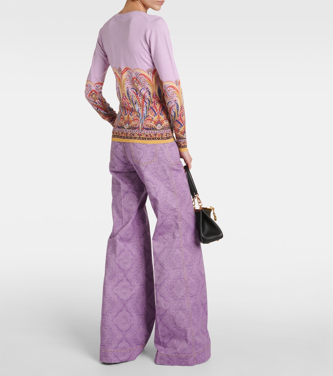 Jersey de mezcla de seda estampado | Etro