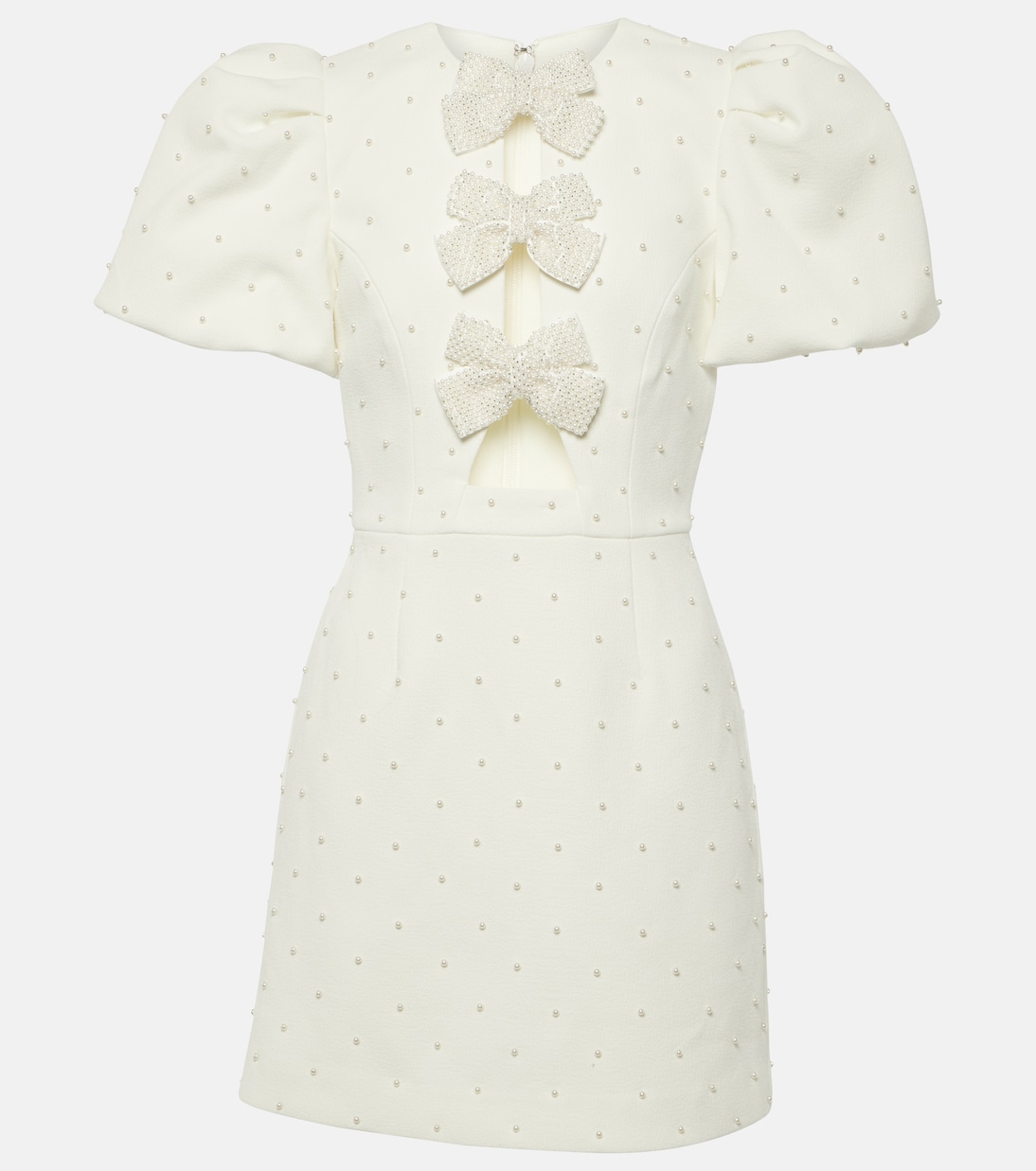 Vestido Corto de Novia Ophelia con Detalle de Lazo por Rebecca Vallance