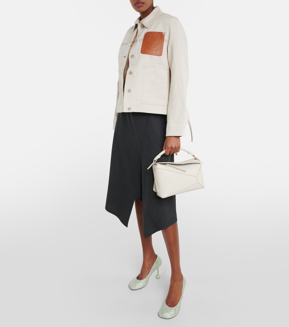 Borsa a spalla Puzzle Small in pelle | Loewe