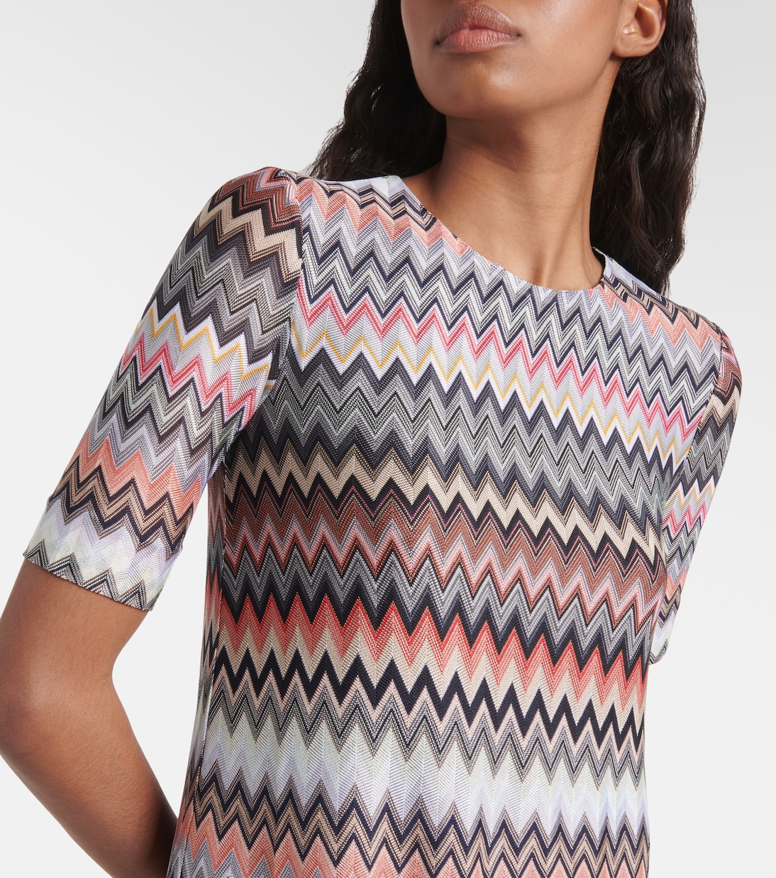 Zig Zag cotton-blend minidress  | Missoni