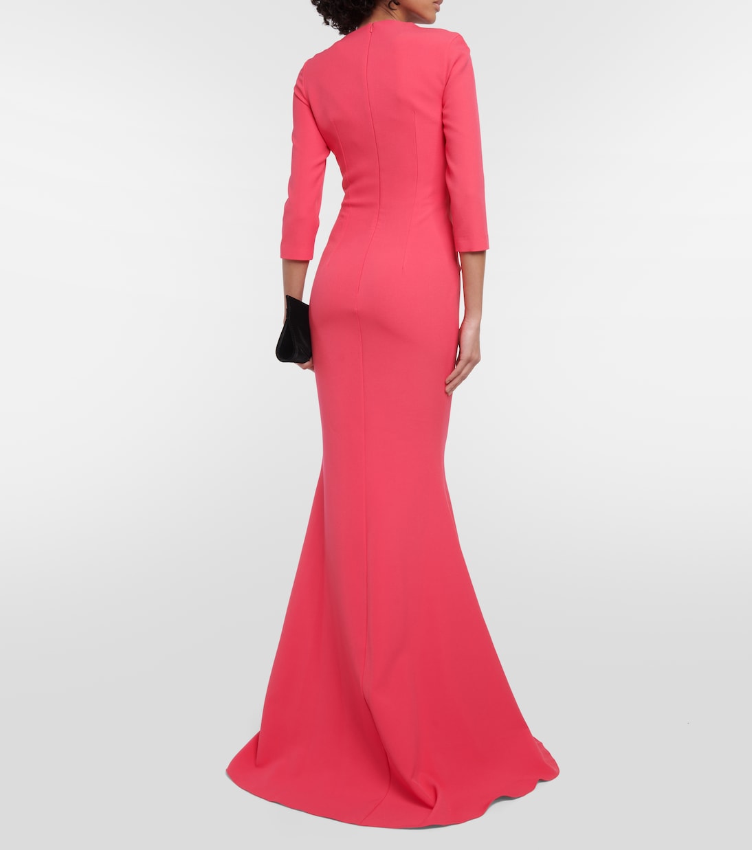 Robe Pollina aus Crêpe | Safiyaa