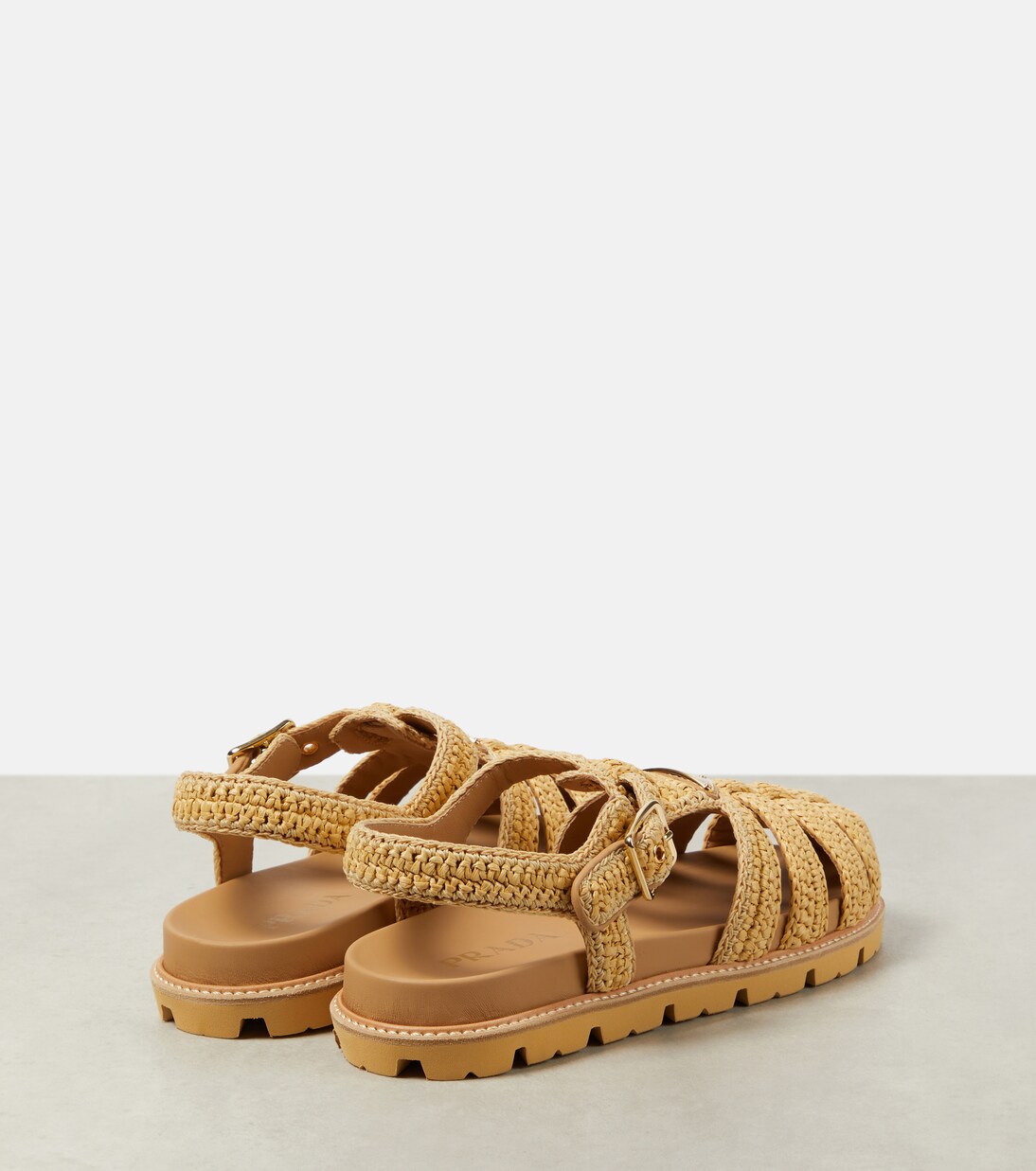Crochet fisherman sandals | Prada