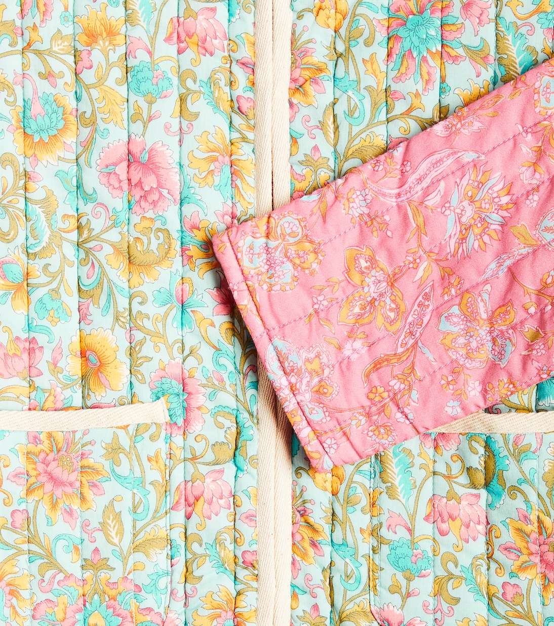 Chaqueta Teliani de algodón floral | Louise Misha