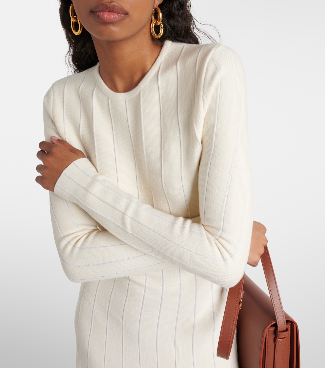 Walsh pleated wool and silk midi dress | Gabriela Hearst