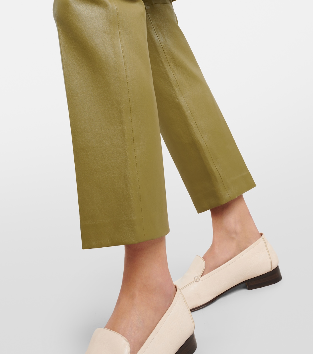 Pantaloni regular Coleman in pelle | Joseph