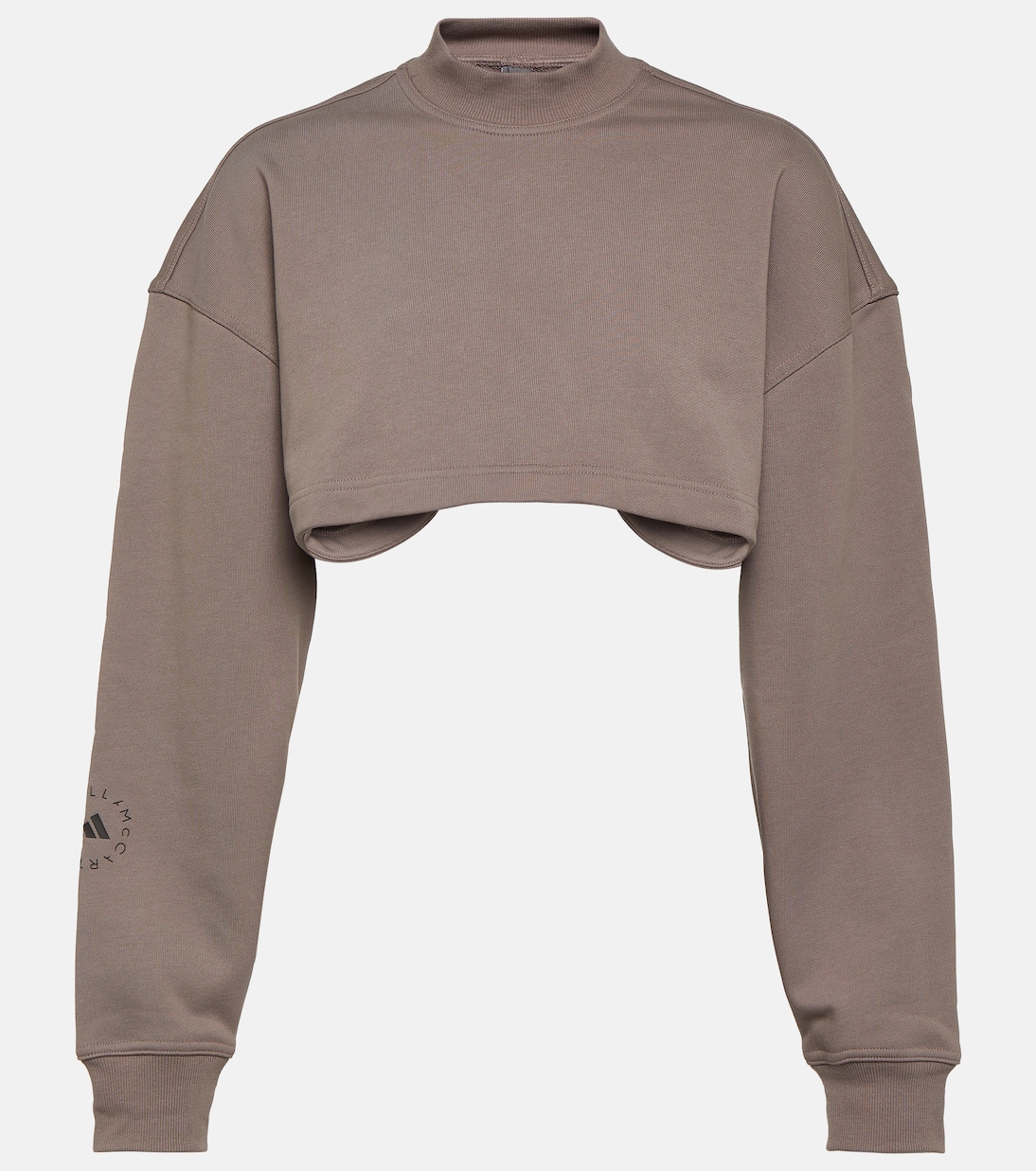 Sudadera cropped TrueCasuals de algodón | Adidas by Stella McCartney