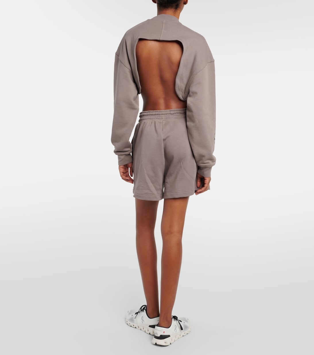 Sudadera cropped TrueCasuals de algodón | Adidas by Stella McCartney