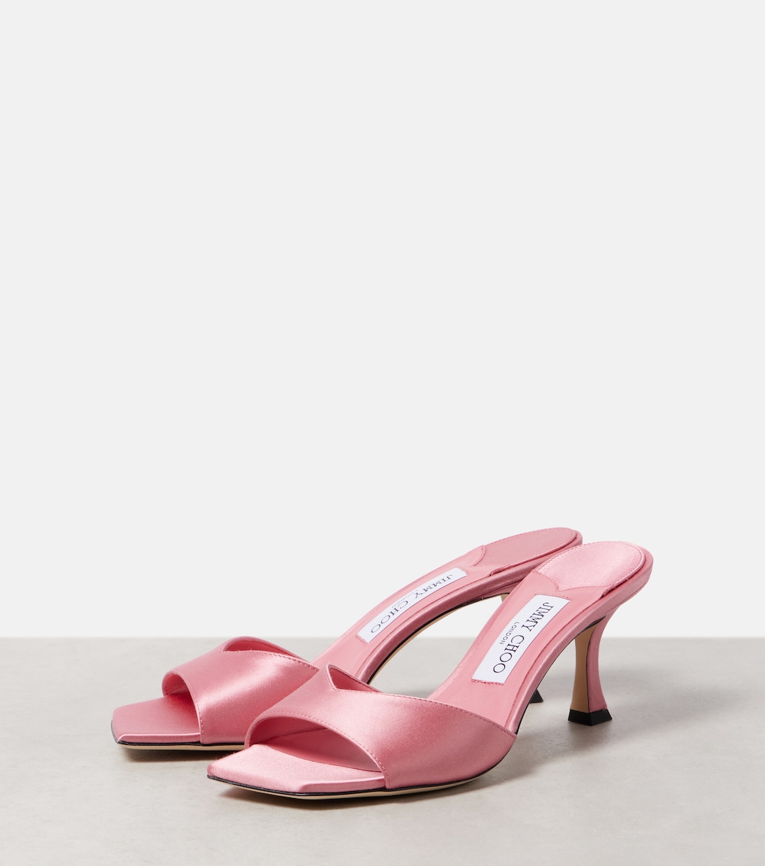 Skye 70 satin mules | Jimmy Choo
