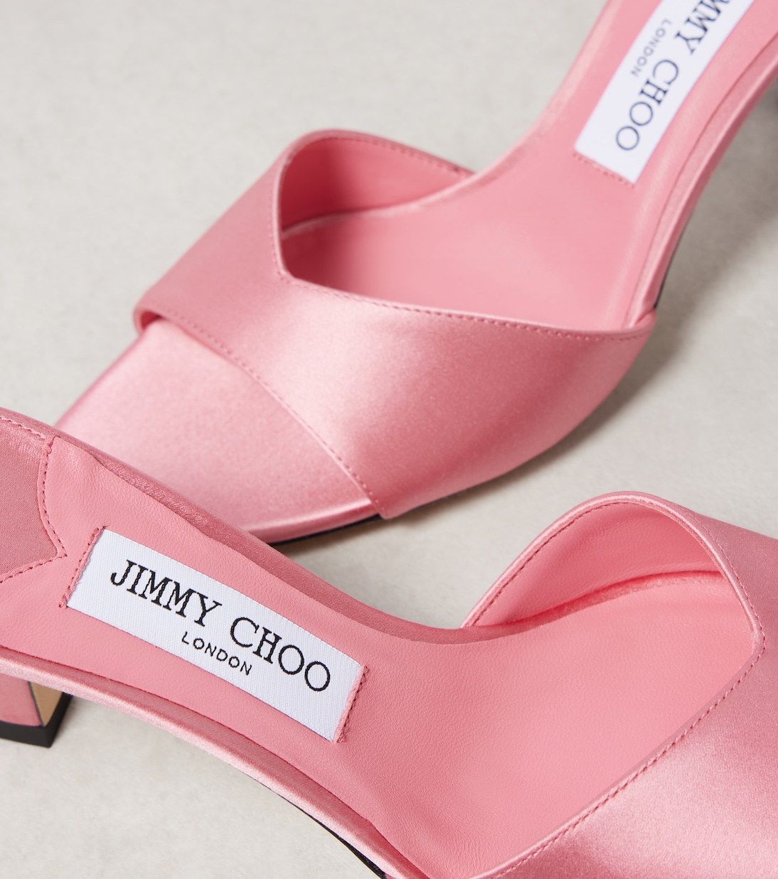 Skye 70 satin mules | Jimmy Choo