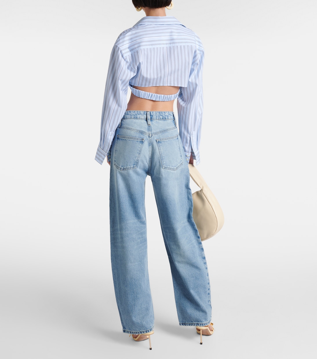 High-Rise Barrel Jeans | Frame