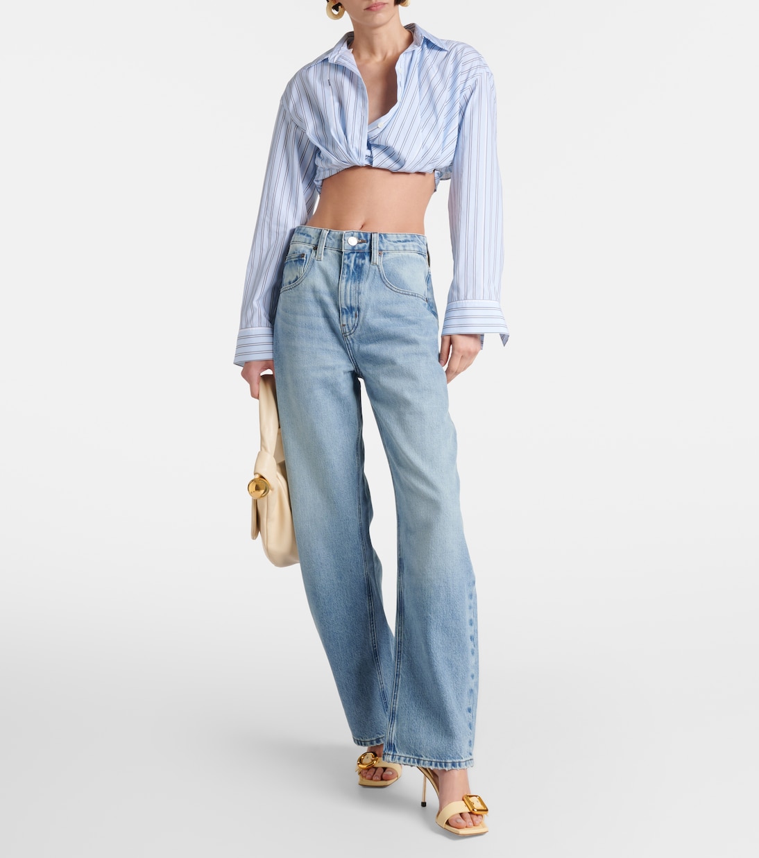 High-Rise Barrel Jeans | Frame