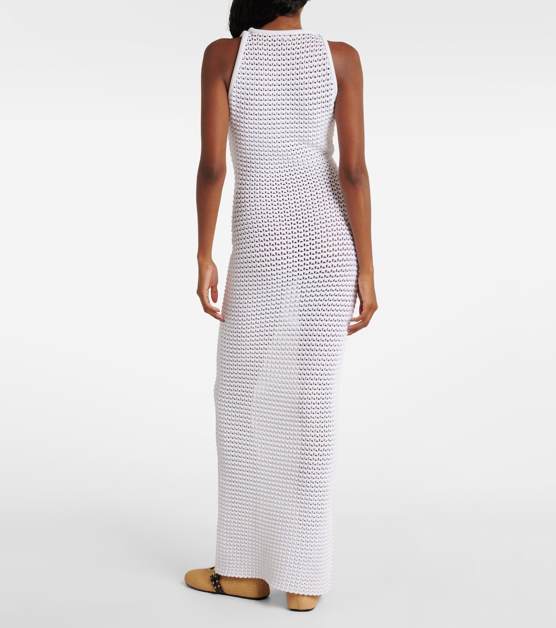 Robe midi en crochet | Alaïa