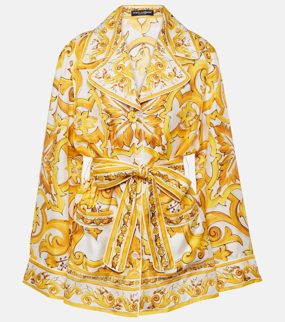 Blouse Majolica en soie | Dolce&Gabbana