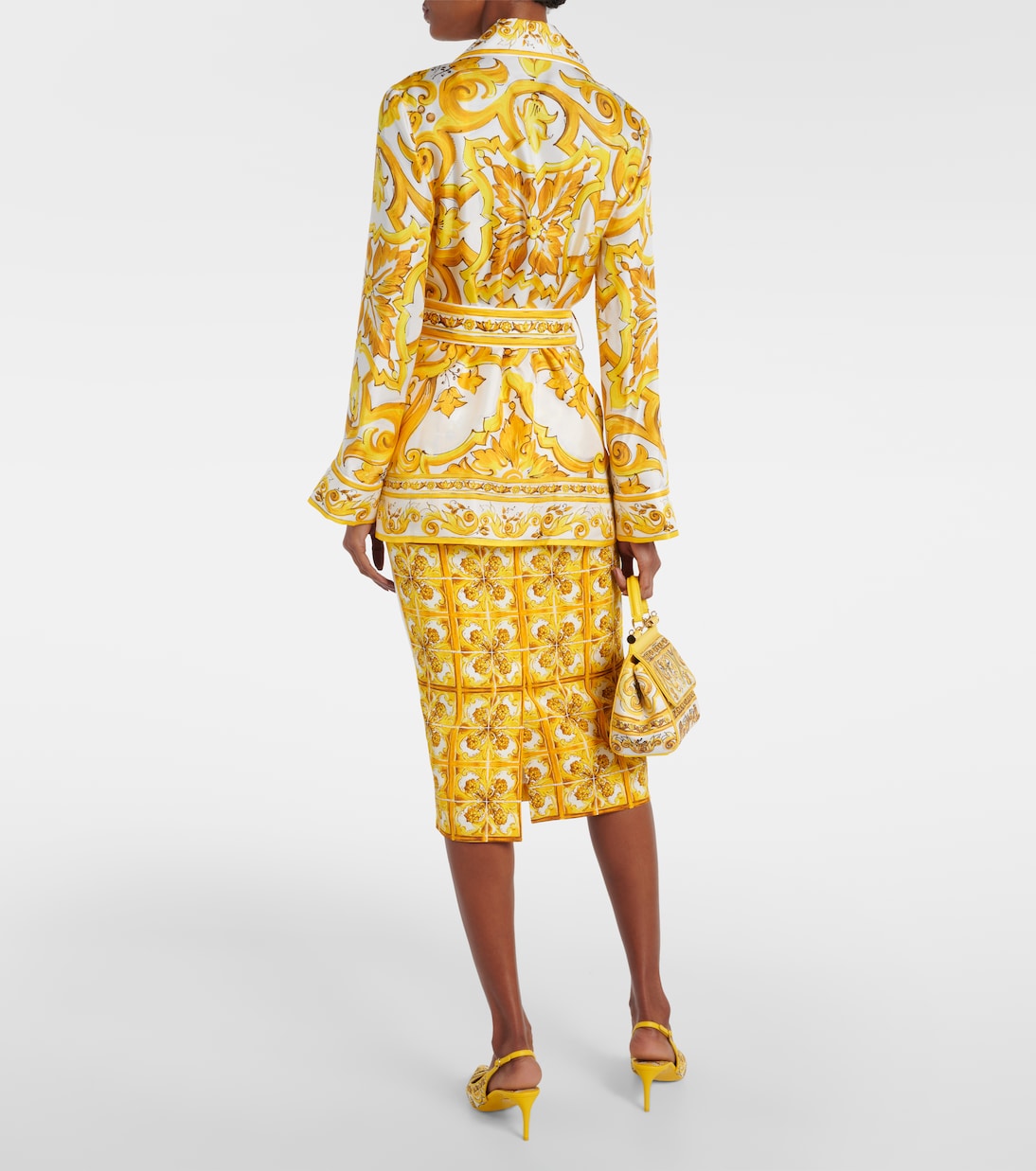 Blouse Majolica en soie | Dolce&Gabbana