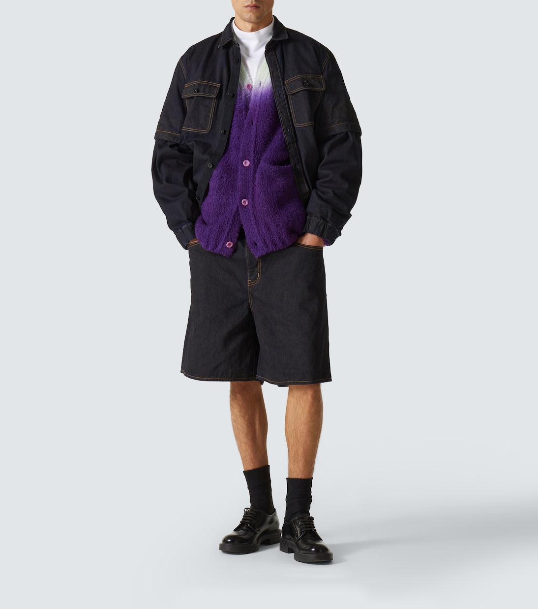 Bermuda-Shorts aus Denim | Sacai