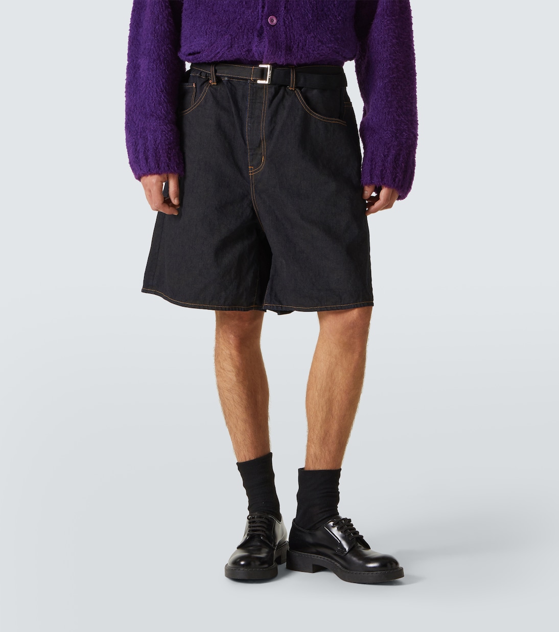 Bermuda-Shorts aus Denim | Sacai