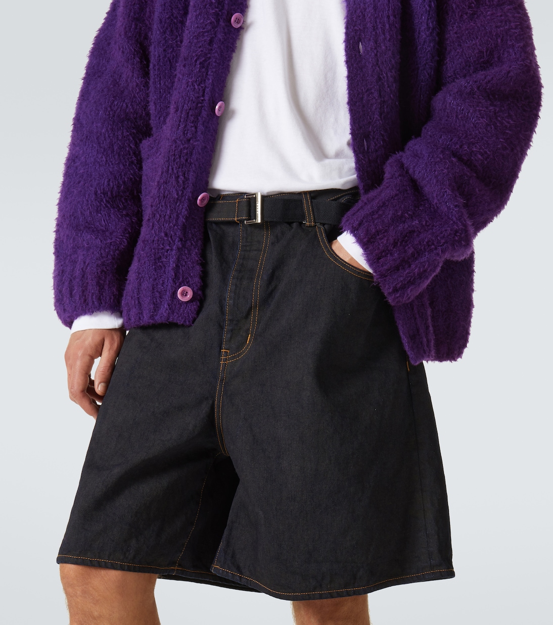 Bermuda-Shorts aus Denim | Sacai
